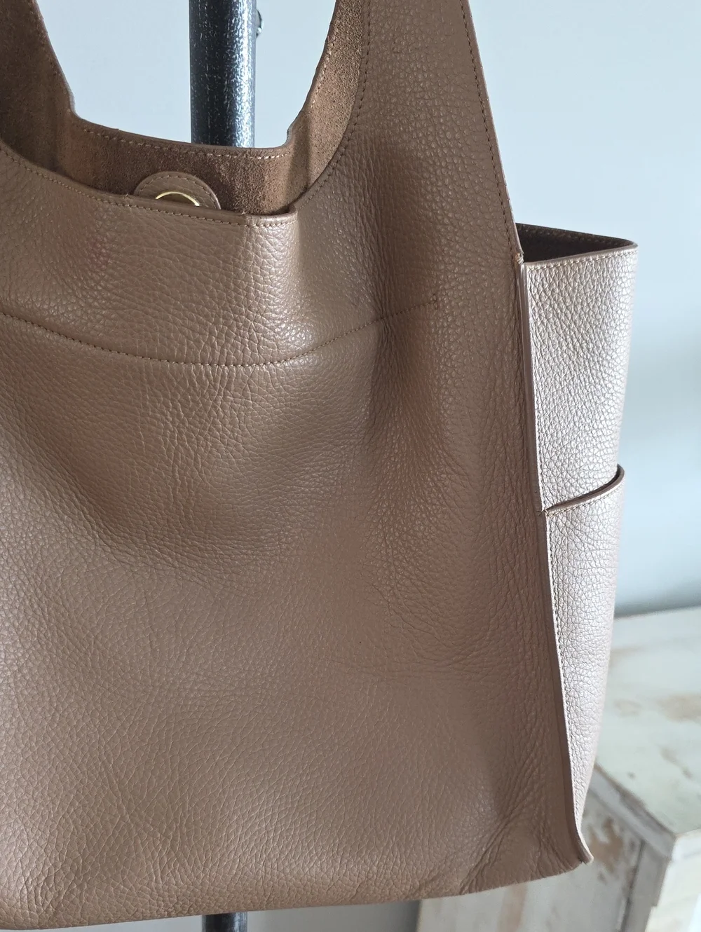 Cuyana Oversized Double Loop Bag - Cappuccino